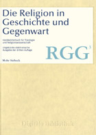 RGG Religion in Geschichte und Gegenwart
